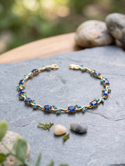 Tulip Love Sapphire Blue Bracelet