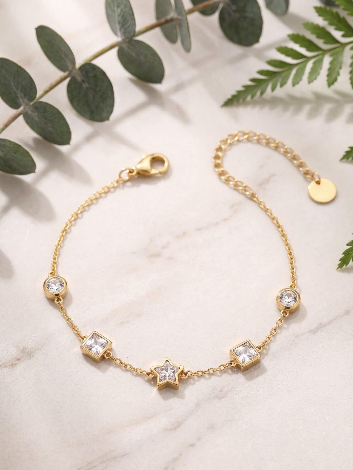 Starlight Gold Cable Bracelet