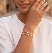 Honey Heart Gold Cuff