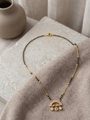 Sathiya Half-Moon Stone Mangalsutra