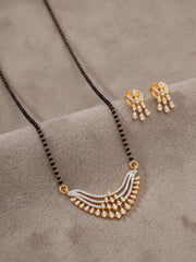 Sajan Layered Crescent Mangalsutra Set