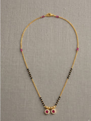 Lakshimi Double Circle Pendant Mangalsutra