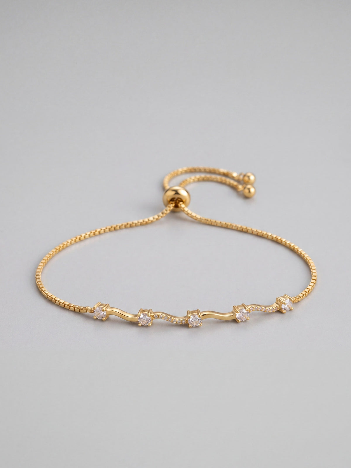 Minimal Starburst Crystal Bracelet