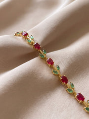 Tulip Love Ruby Bracelet
