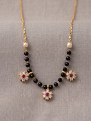 Gauri Floral Pearl Mangalsutra