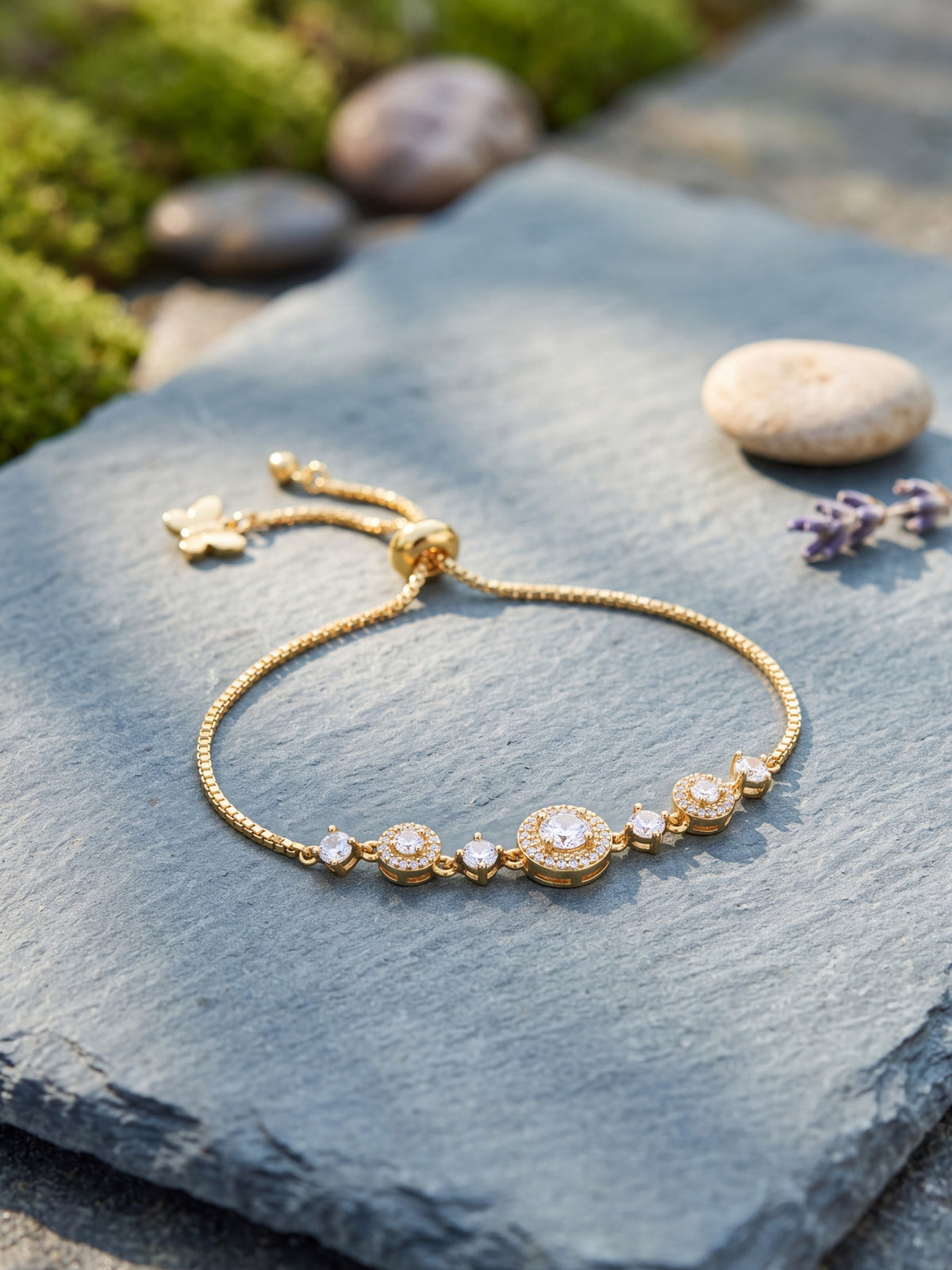 Bloomie Crystal Link Bracelet