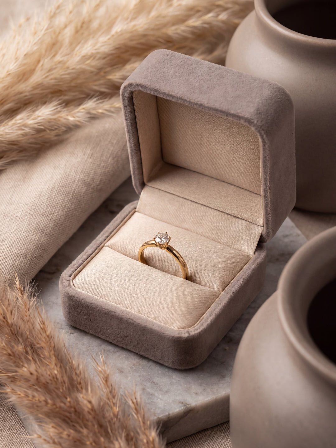 Diamond Spark Solitaire Ring