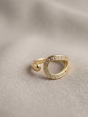 Grace Teardrop Open Wrap Ring