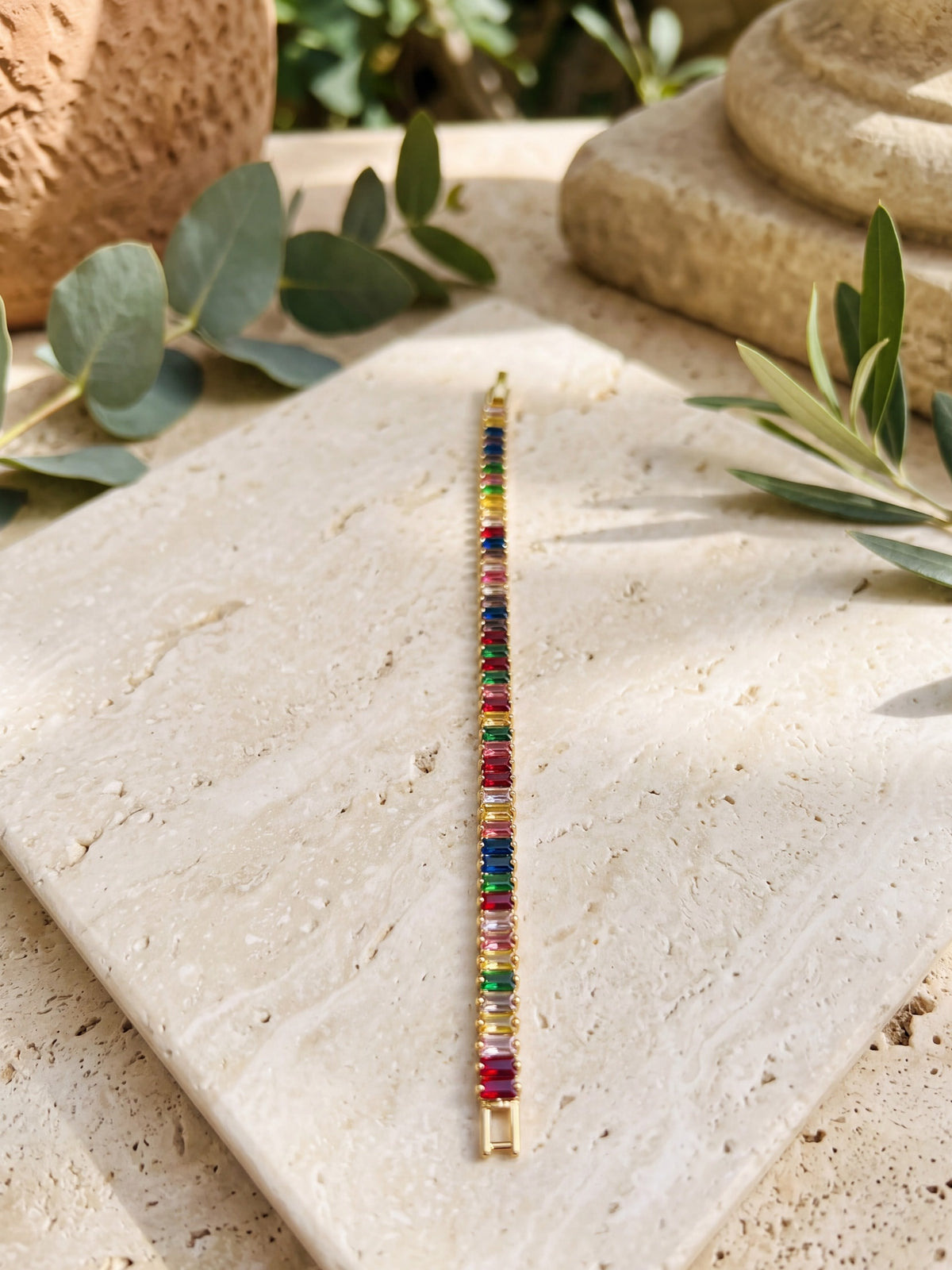 Rainbow Love Crystal Bracelet