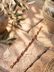 Tulip Love Maroon Bracelet