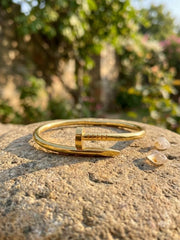 Nail Luxe Gold Wrap Bracelet