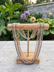 Rose Gold Grey — Royal Crystal Magnet Necklace