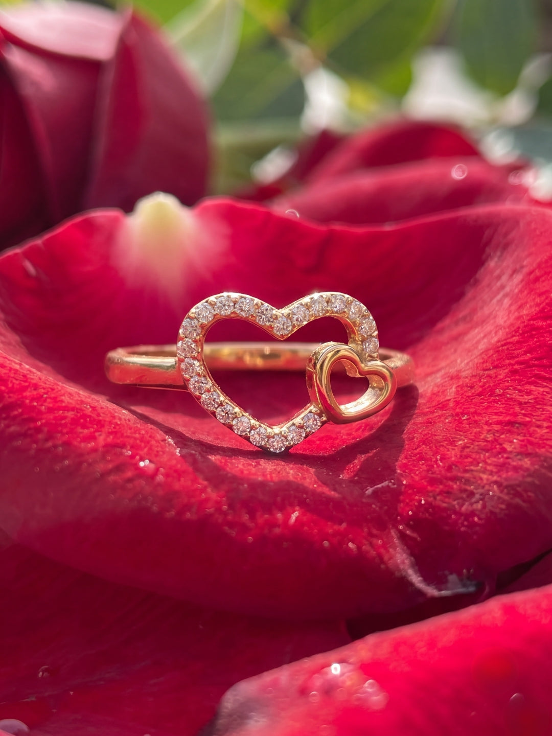 Eternal Heart Pavé Ring