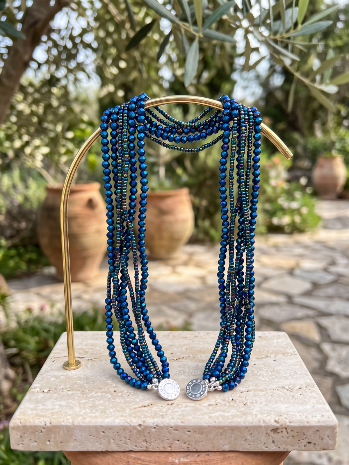 Royal Blue — Royal Crystal Magnet Necklace