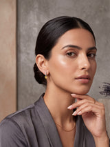 Lemon Glow American Diamond Earrings