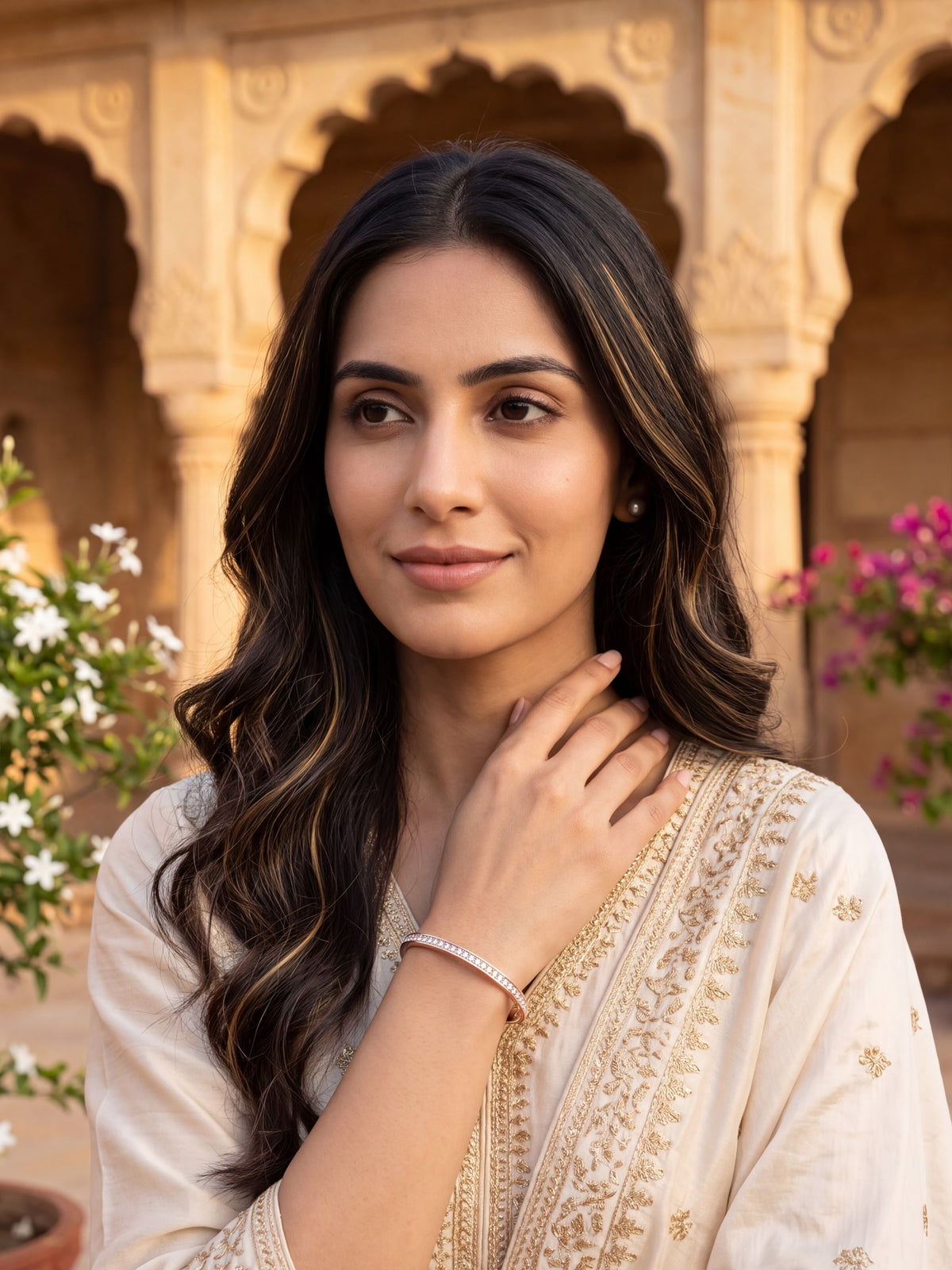 Rosy Loop Rose Gold Kada