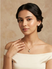 Heart Treasure Double Heart Necklace Set