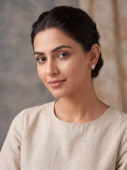 Elegant Bali Hexagon Hoop Earrings