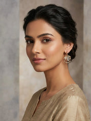 Pure Light Floral Drop Earrings