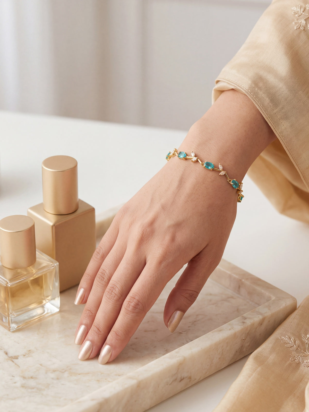 Tulip Love Sky Blue Bracelet