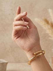 Nail Luxe Gold Wrap Bracelet