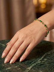 Tulip Love Emerald Bracelet