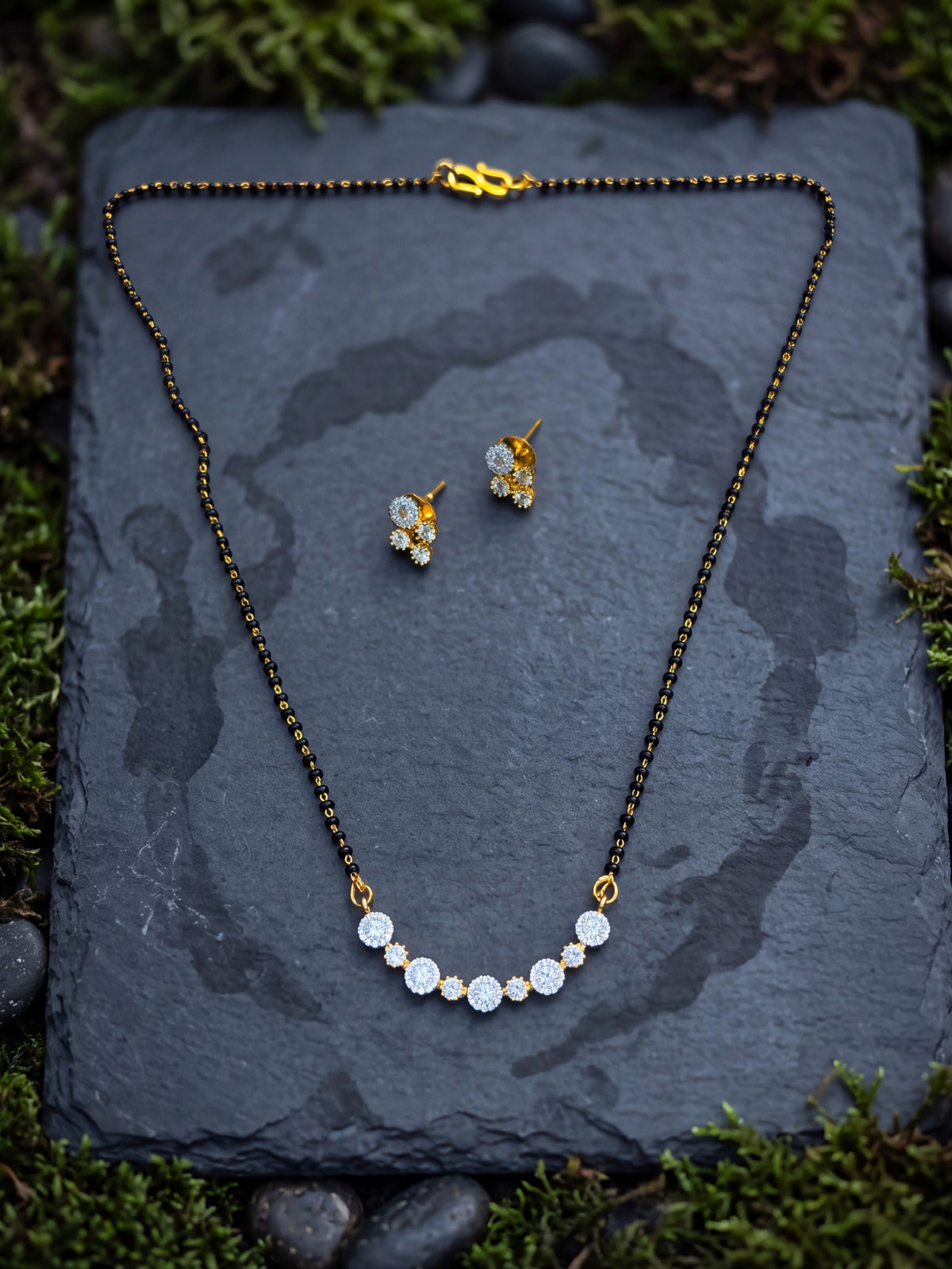 Bulbul Floral Radiance Mangalsutra Set