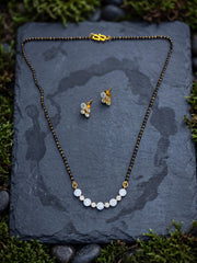 Bulbul Floral Radiance Mangalsutra Set