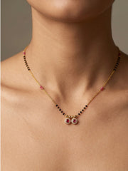 Lakshimi Double Circle Pendant Mangalsutra