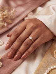Diamond Spark Solitaire Ring
