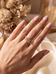 Belle Crystal Stackable Ring