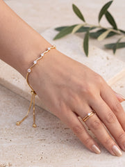 Minimal Starburst Crystal Bracelet