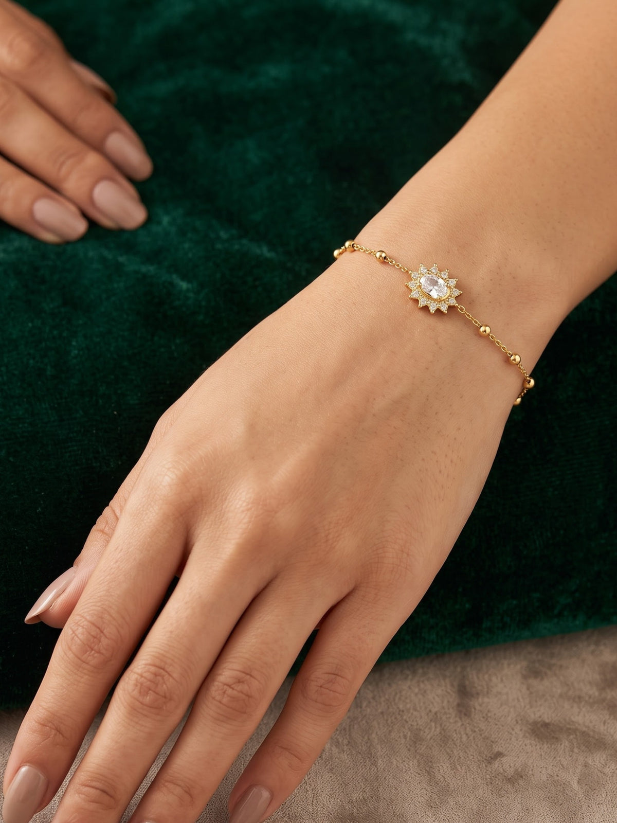 Sparkie Sunburst Crystal Bracelet