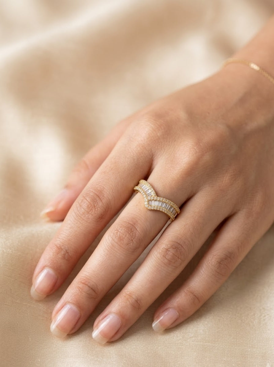 Luxe Link Royal Pavé Ring