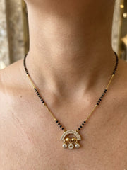 Sathiya Half-Moon Stone Mangalsutra