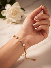 Starlight Gold Cable Bracelet