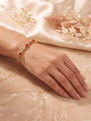 Tulip Love Ruby Bracelet