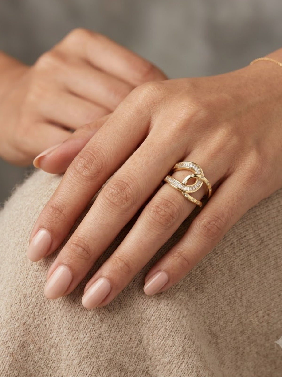 Moira Intertwined Diamond Ring