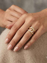 Moira Intertwined Diamond Ring