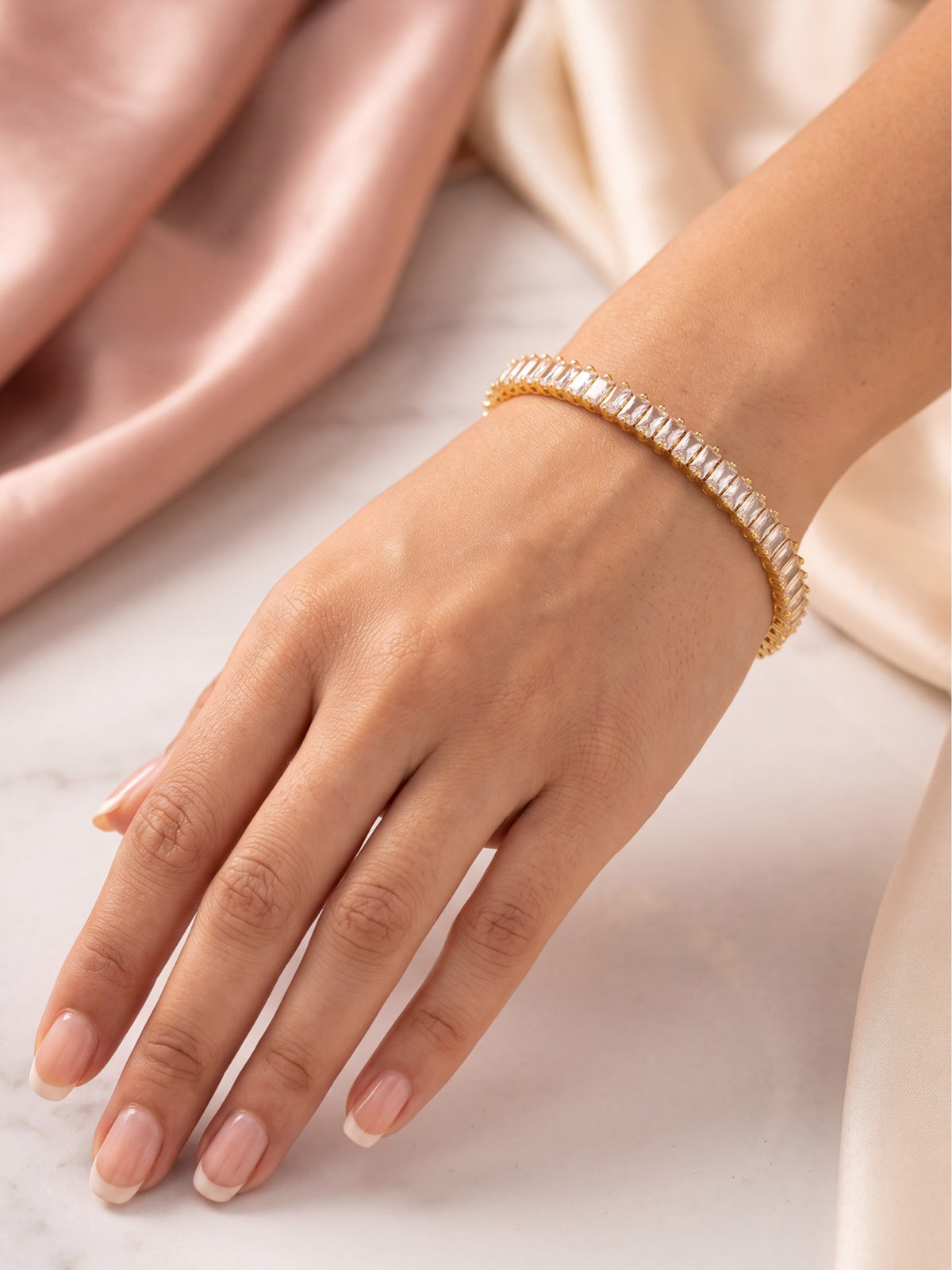 Sweet Kiss Crystal Link Bracelet