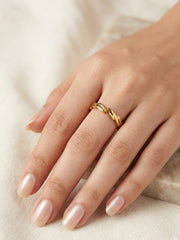 Twinkle Chain Link Band Ring