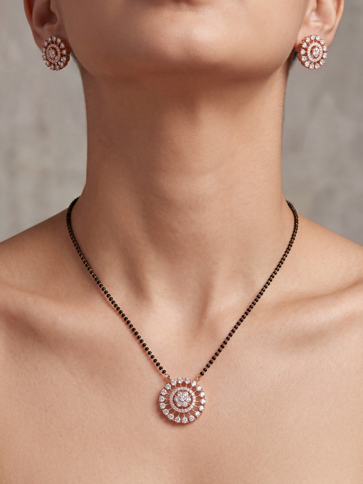 Meher Floral Mandala Mangalsutra Set