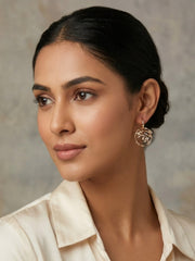 Pure Light Floral Drop Earrings