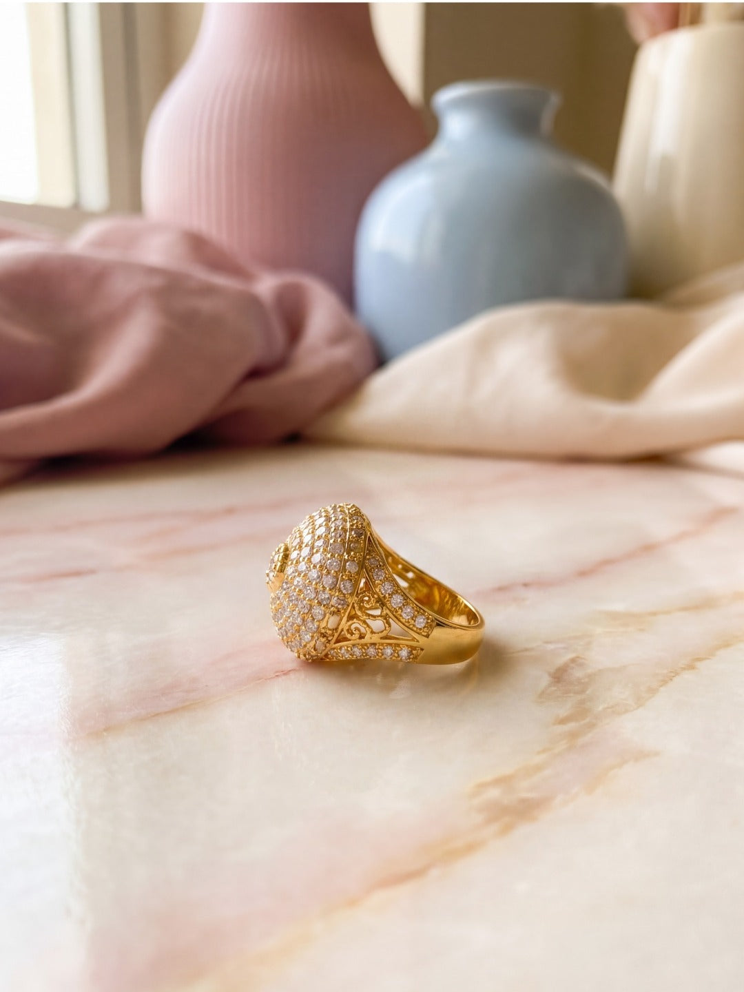 Taaj Royal Pavé Dome Ring