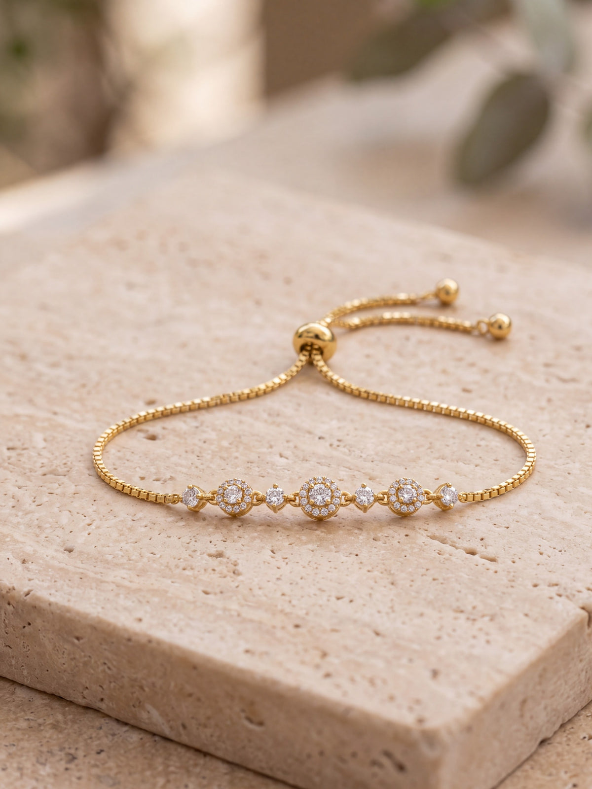 Bloomie Crystal Link Bracelet