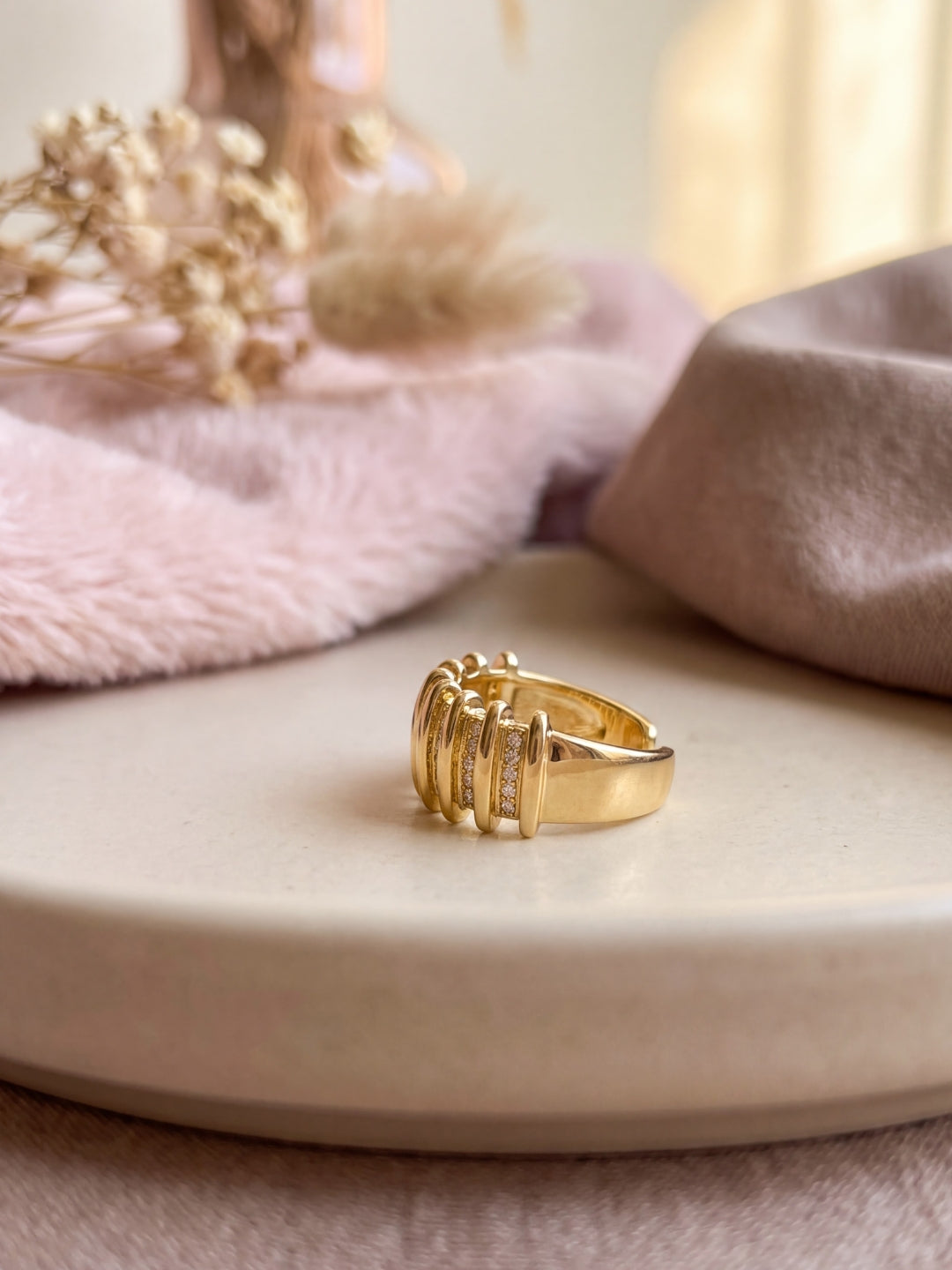 Bold Spark Multi-Band Ring