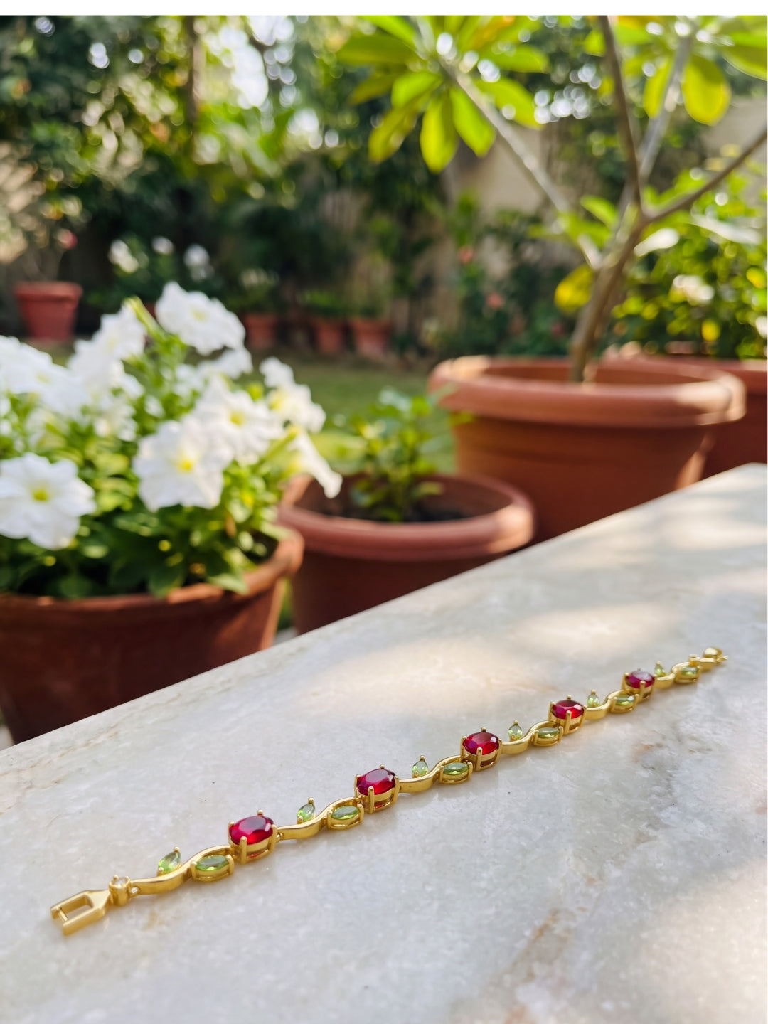 Tulip Love Ruby Bracelet