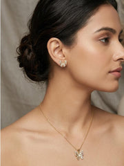 Flutter Bloom Butterfly Necklace Set
