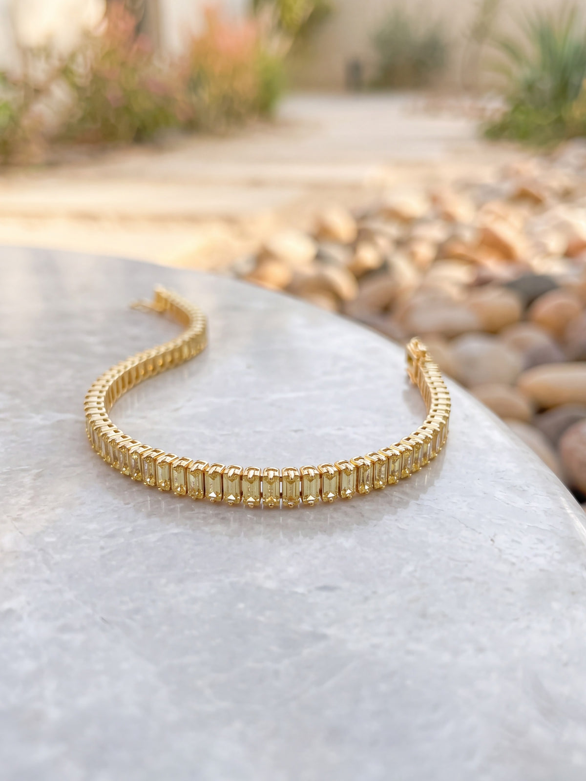 Twilight Citrine Link Bracelet