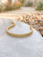 Twilight Citrine Link Bracelet